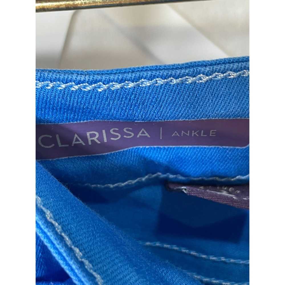 Other NYDJ Sz 6 Bright Blue Clarissa Ankle Jeans - image 4