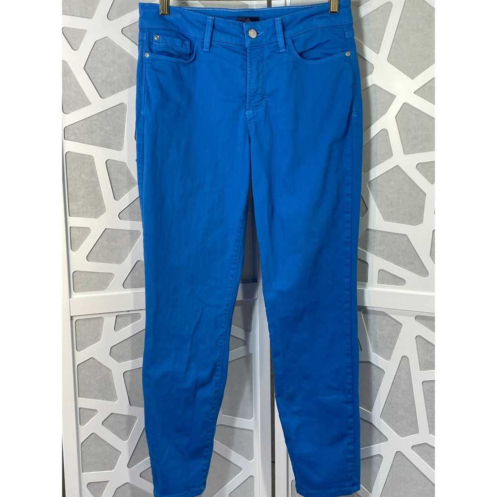 Other NYDJ Sz 6 Bright Blue Clarissa Ankle Jeans - image 5