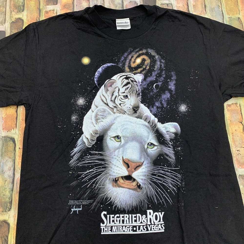 Vintage Vintage Siegfried and Roy tee - image 3