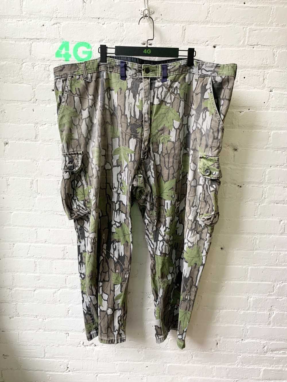 Vintage Vintage Camo Cargos Baggy 90s Skate XXXXXL - image 1