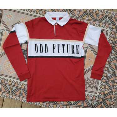 Odd Future Logo Long Sleeve Polo Shirt