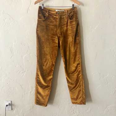 Eckhaus Latta Gold Velvet Pants by Eckhaus Latta - image 1