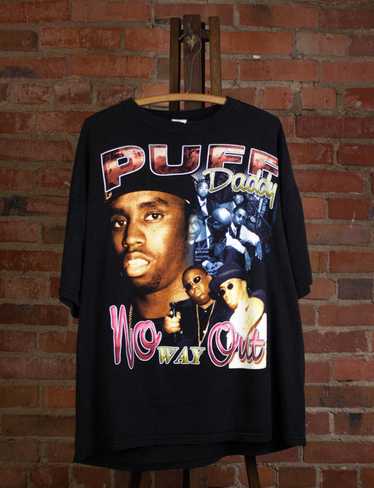 Vintage 90s Bootleg Rap Tee Puff Daddy Mase Notorious BIG Mens XL