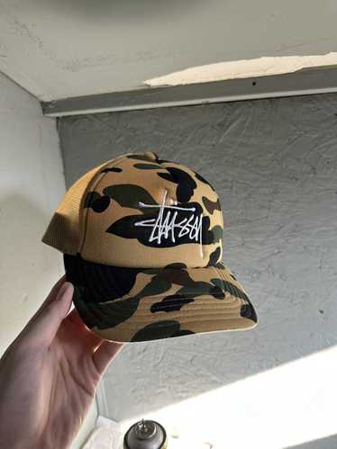 Bape × Stussy Bape x stussy Trucker - image 1