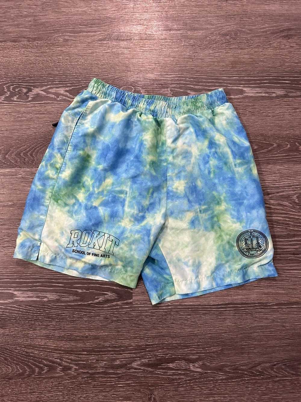 Rokit × Streetwear RARE TIE DYE ROKIT SHORTS - image 1