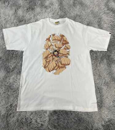 Bape One Piece Luffy gum gum gattling Shirt - Gem