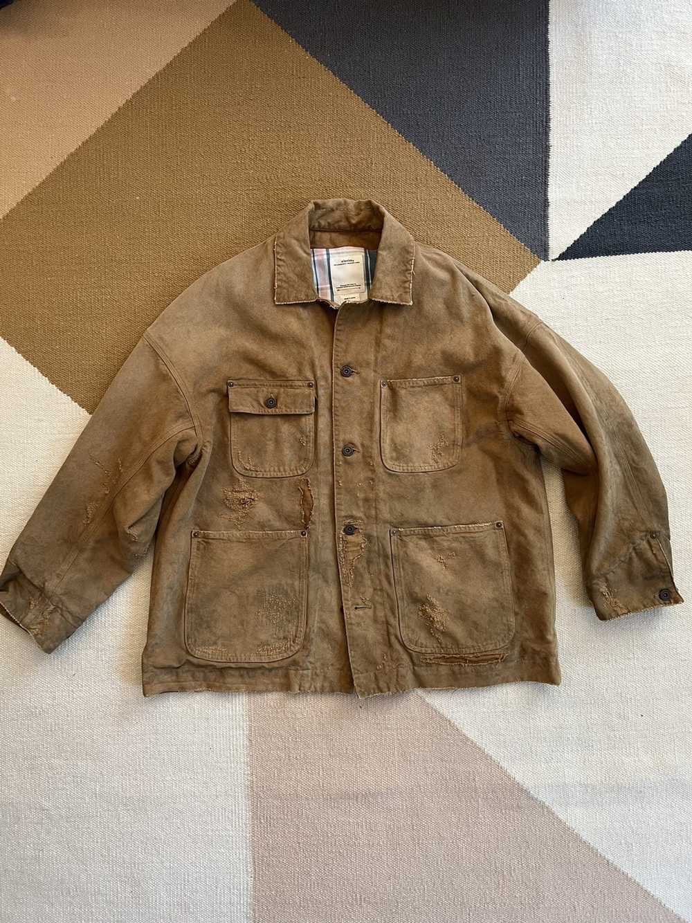Visvim Macray Coverall Crash Lt. Brown Sz 1 0122105013023