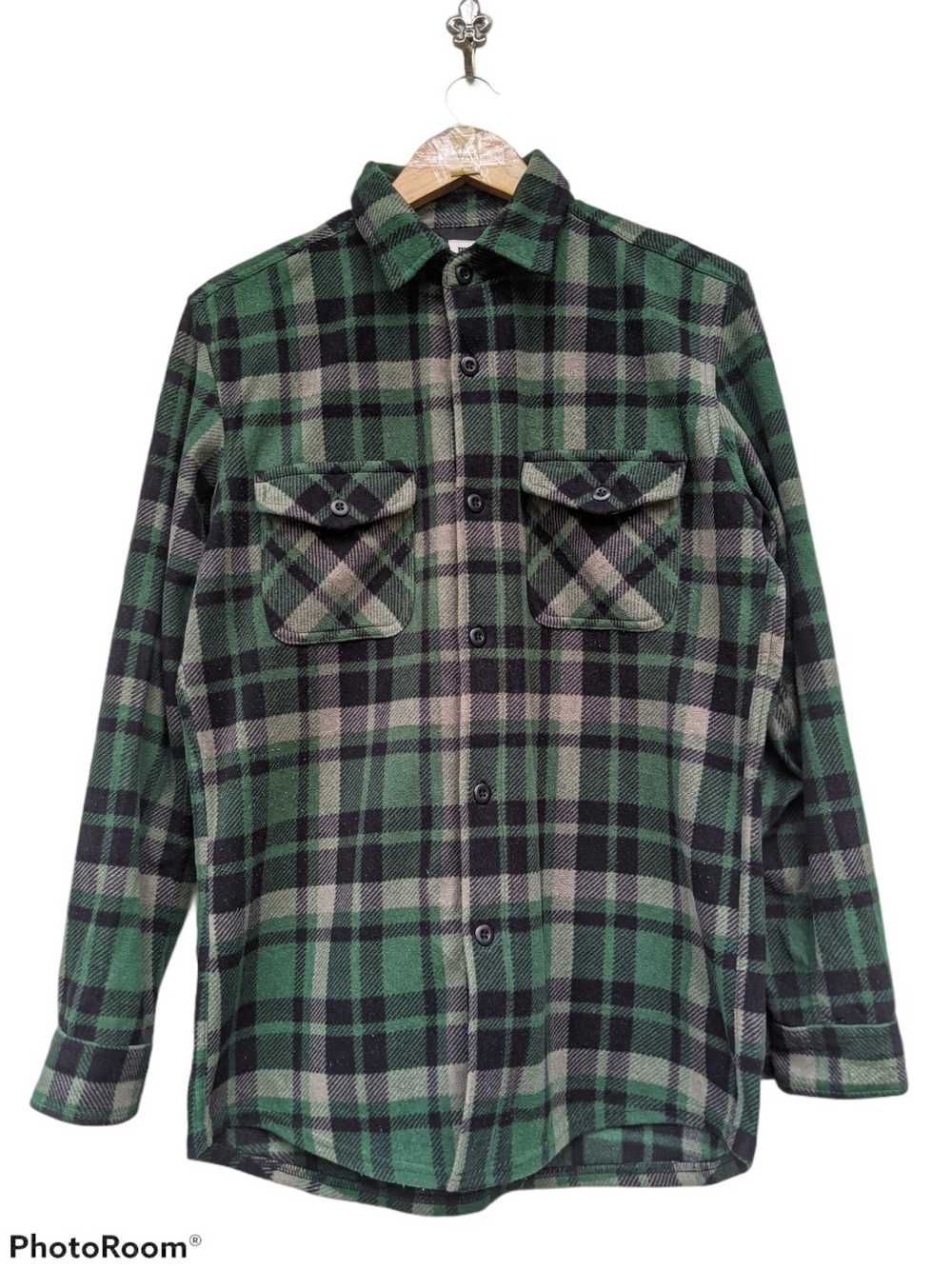 Flannel × Kurt Cobain × Uniqlo UNIQLO CHECK FLANN… - image 1