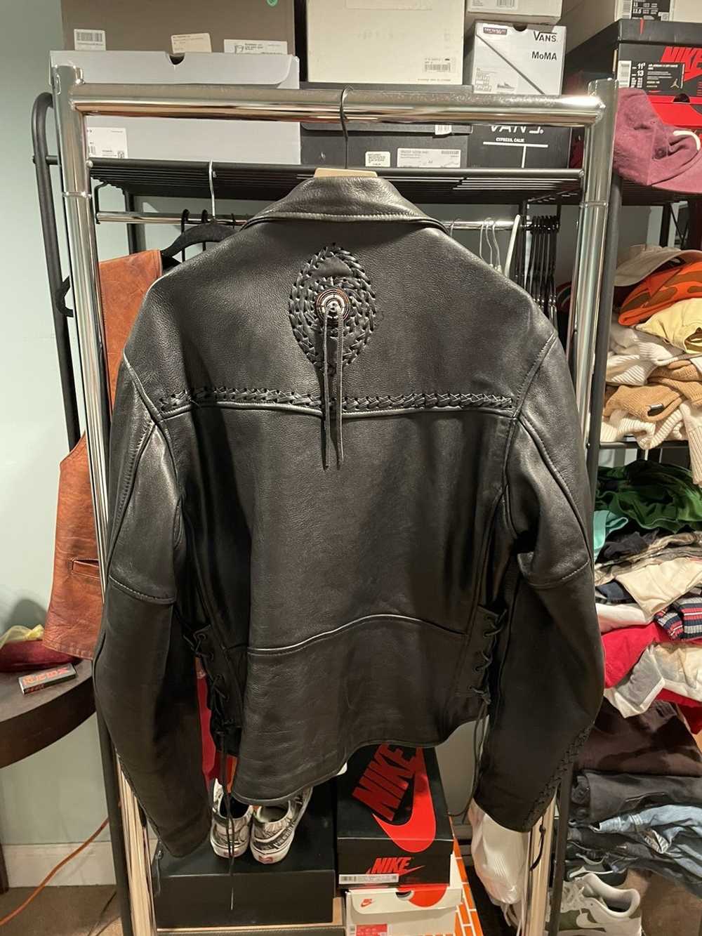Genuine Leather × Leather Jacket × Vintage Vintag… - image 2