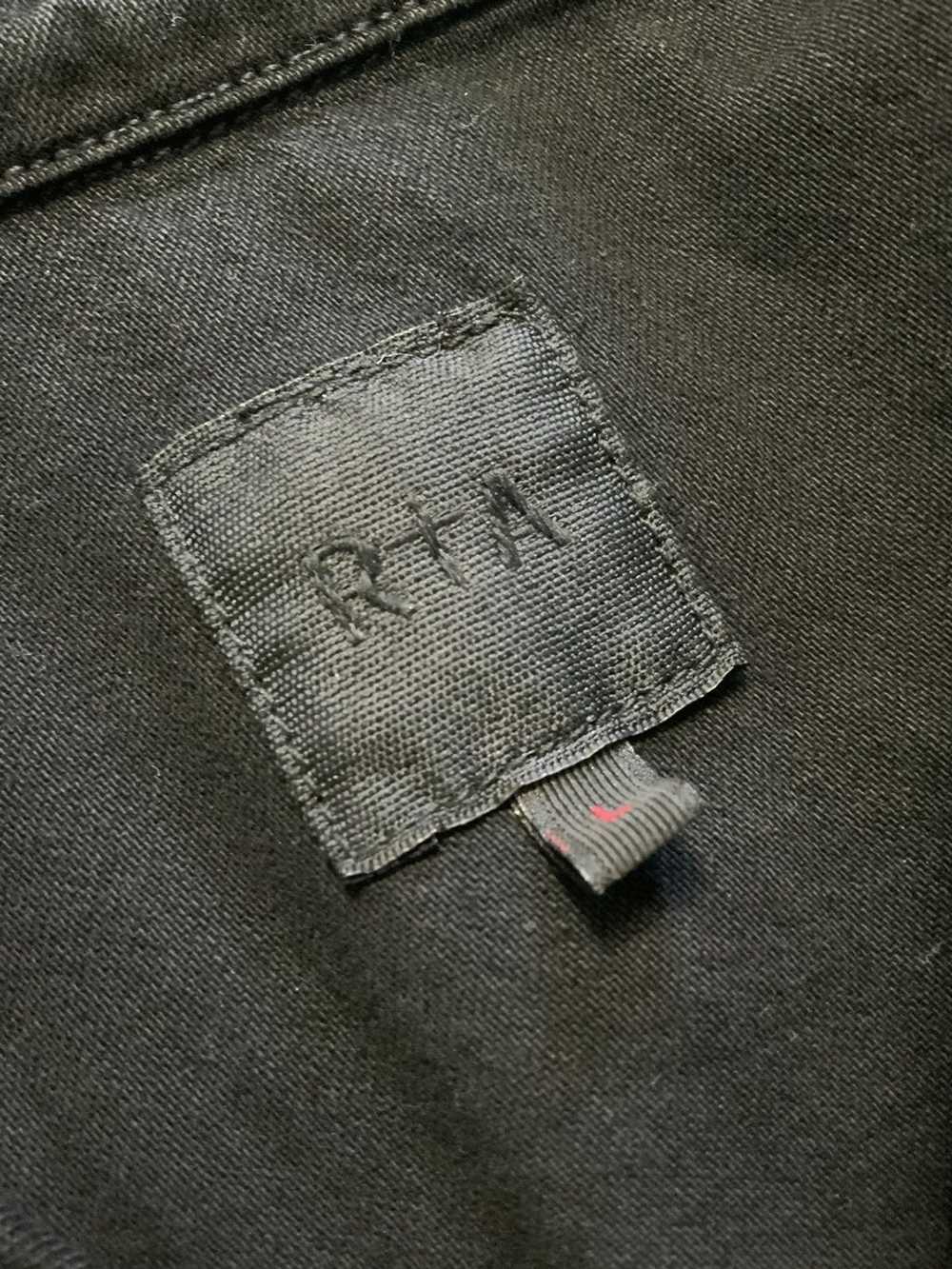 Rta RTA Black Heavyweight Woven Frayed Hem Wester… - image 6