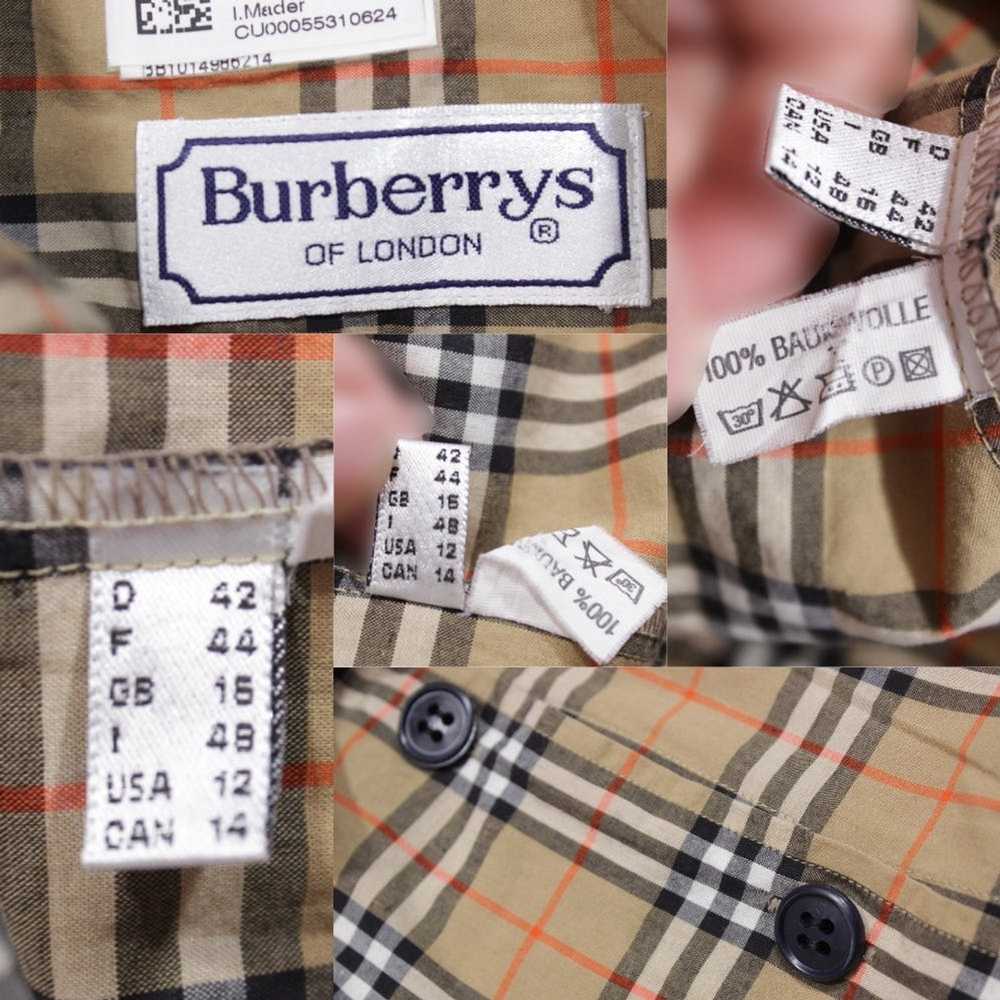 Burberry 90S Nova Check Shirt Vintage - image 7