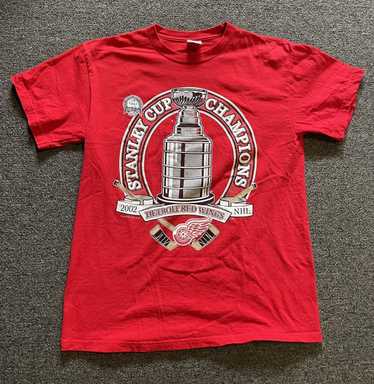 NHL 2002 Detroit Red Wings Stanley Cup shirt
