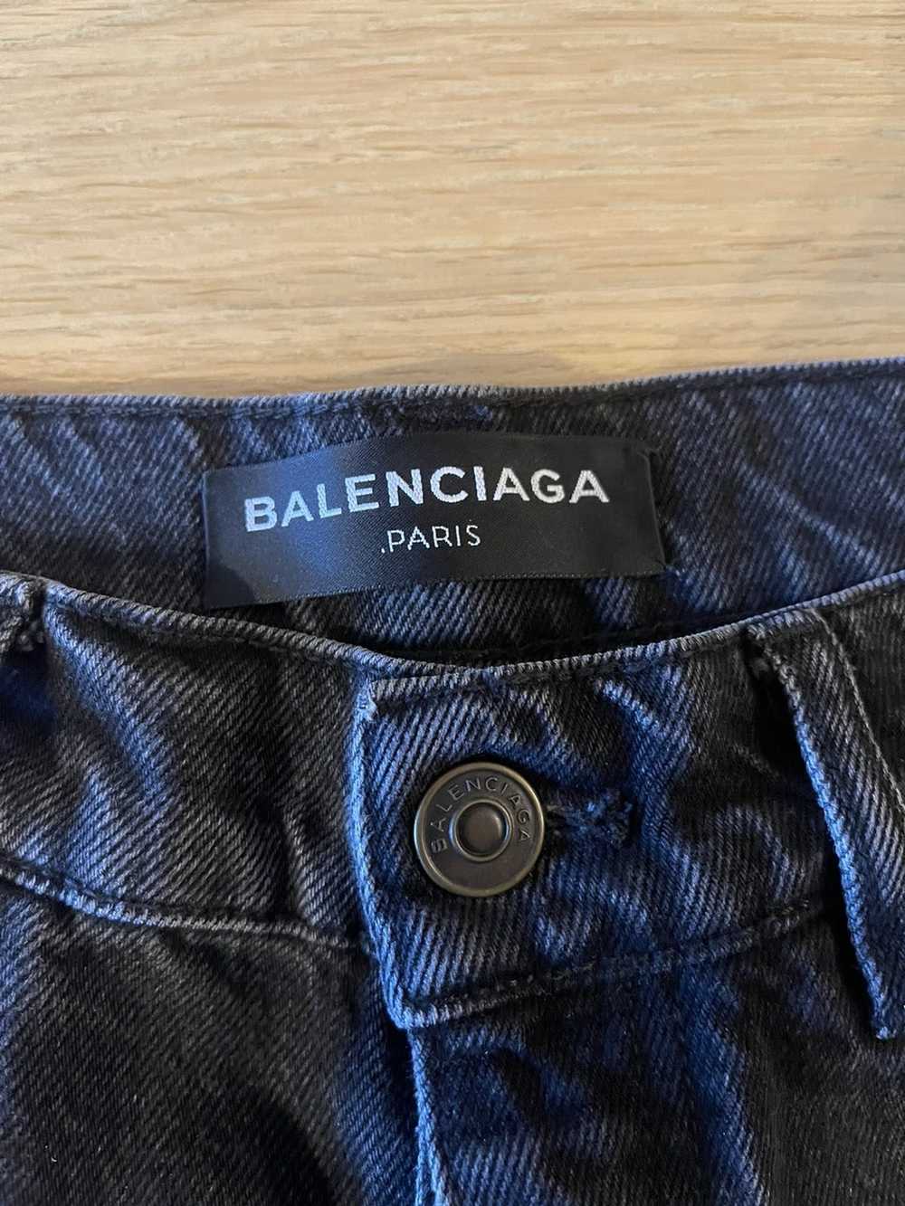 Balenciaga BALENCIAGA SS17 RED STRIPE DENIM - image 2