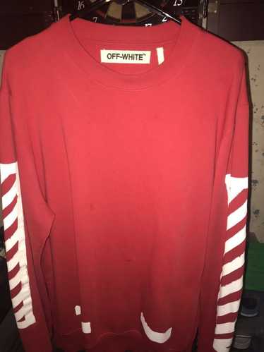 Off-White Off White Red Crew Neck