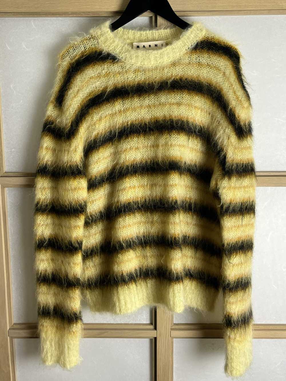 トップス Marni brushed mohair sweater 46 Marni Fuzzy Wuzzy Brushed Mohair Sweater Turquoise | Cultizm