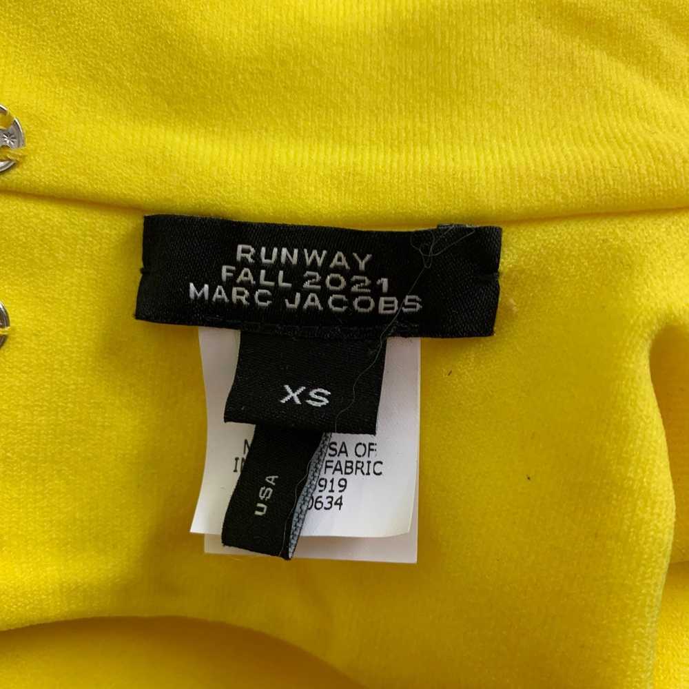 Marc Jacobs Runway 2021 Yellow Polyester Open Bac… - image 5