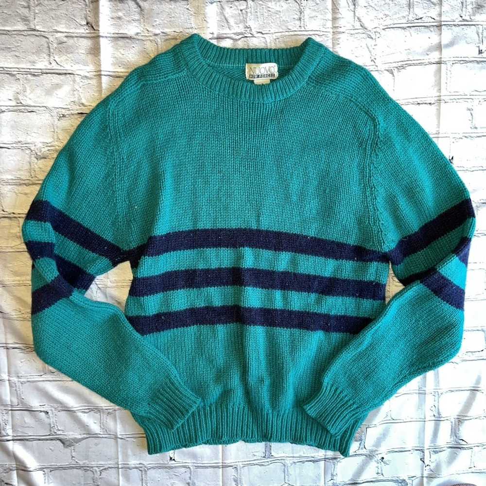 Vintage Vintage Y2K Crewneck Wool Blend Sweater M… - image 1