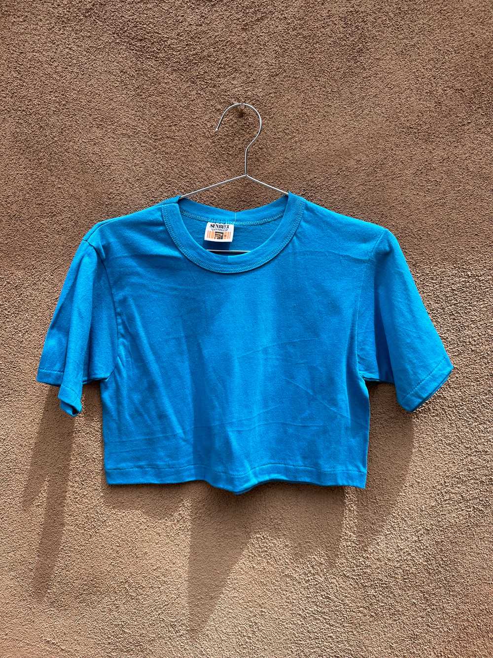 Sunbelt Sportswear Crop Top Tee, 70's/80's - image 1