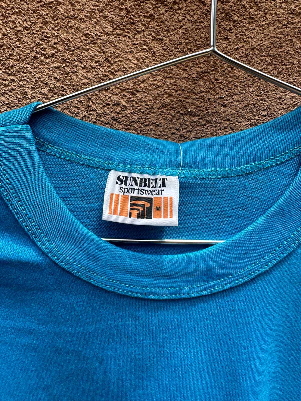 Sunbelt Sportswear Crop Top Tee, 70's/80's - image 2