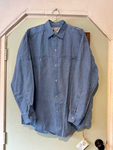 80's Goouch Long Sleeve Linen Shirt