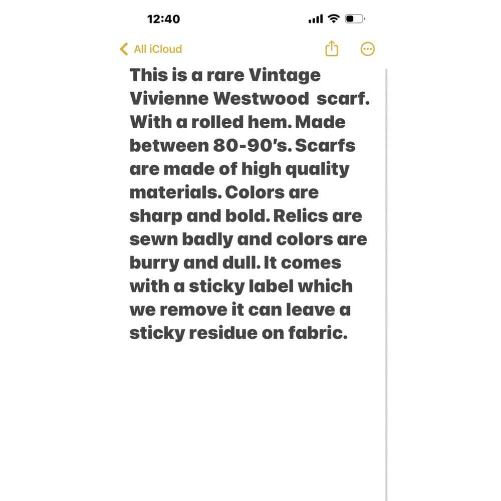 Vivienne Westwood Scarf - image 6
