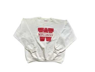 Collegiate × Hanes × Vintage Vintage 90’s Wiscons… - image 1