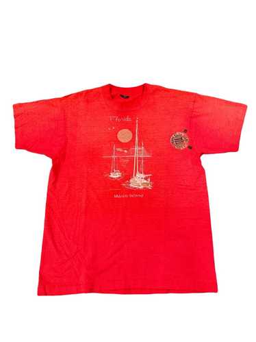 Vintage Vintage Florida Marco Island T-Shirt Singl