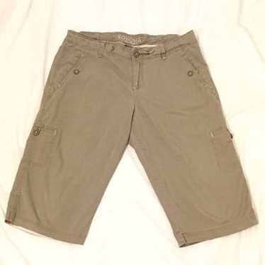 Sonoma Sonoma Life + Style Green Khaki Bermuda Ut… - image 1