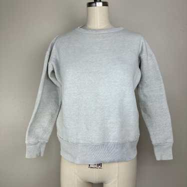 1950s/60s Heathered Grey Blank Sweatshirt, Vee Ka… - image 1