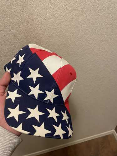 Vintage American flag hat - image 1