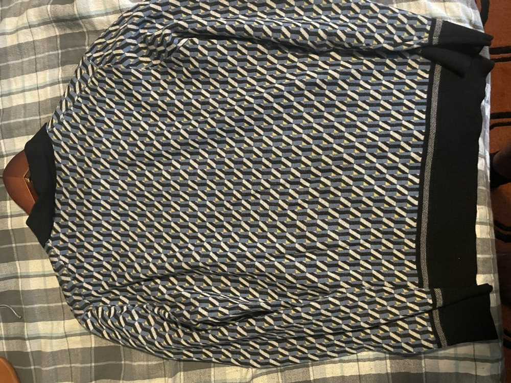 Prada Prada Geometric Wool Long Polo - image 5