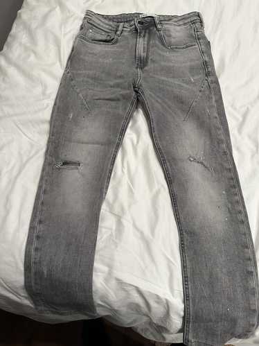 Custom Hand-painted #LV Jeans 🤍❤️ DM To order〽️ #diy #fyp