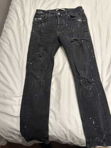Zara Painted jeans really cool