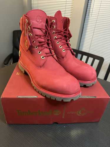 Timberland Culture Kings x Timberlands - Red Nubuc