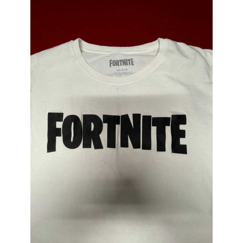 Fortnight Boys white Fortnite T Shirt, large, bla… - image 2