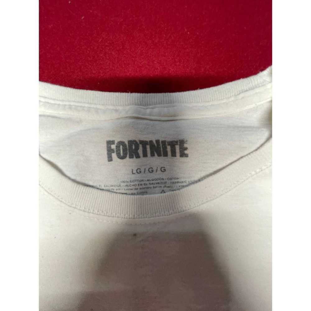 Fortnight Boys white Fortnite T Shirt, large, bla… - image 3