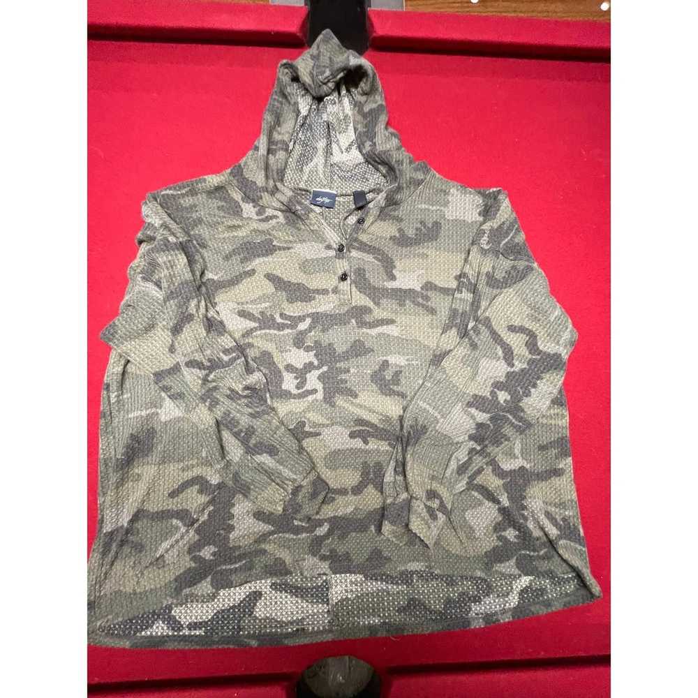 1 Day Trip cotton camo thermal hoodie, lite weigh… - image 1