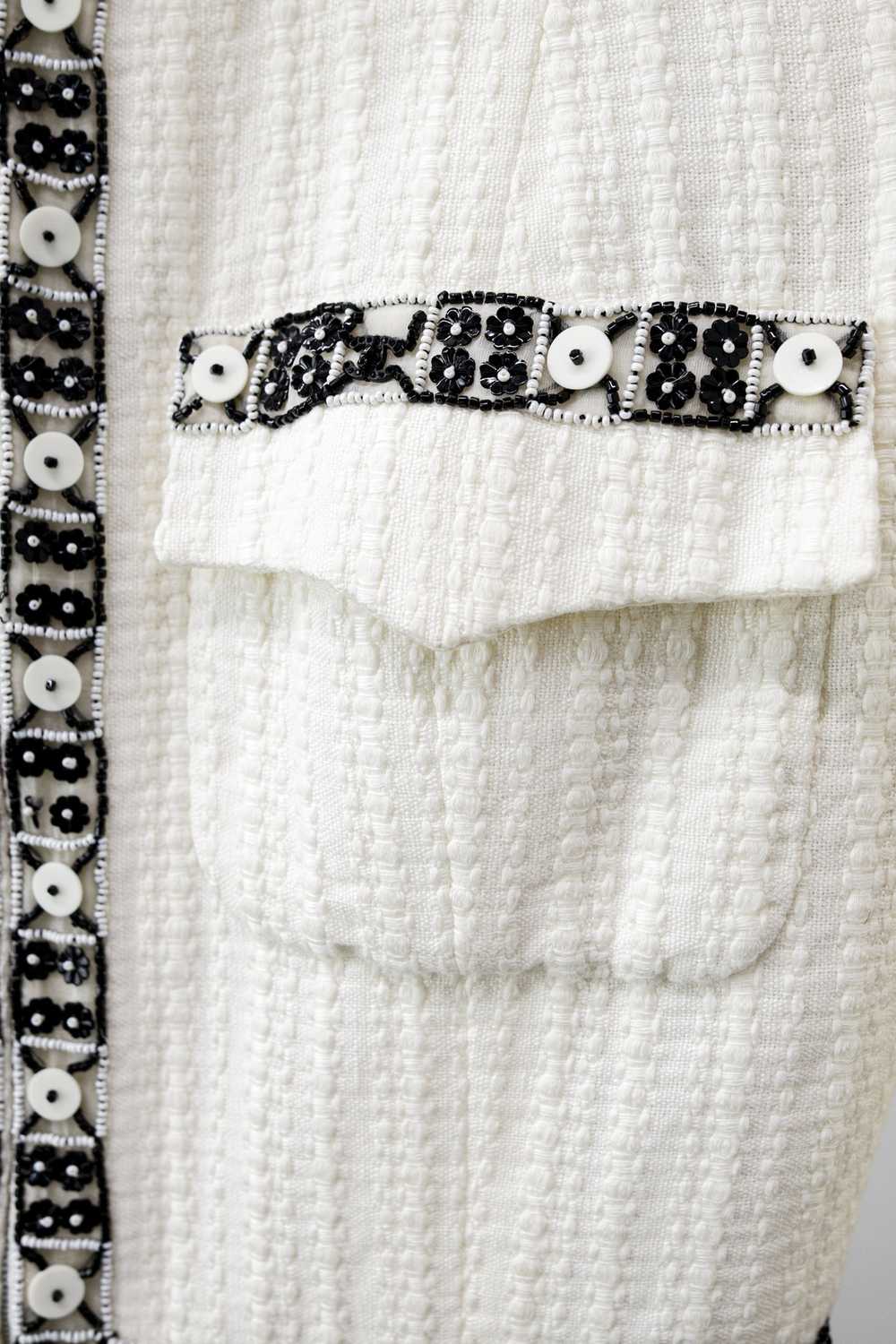 Chanel Chanel S/S 03 Beaded Zip Jacket - image 6