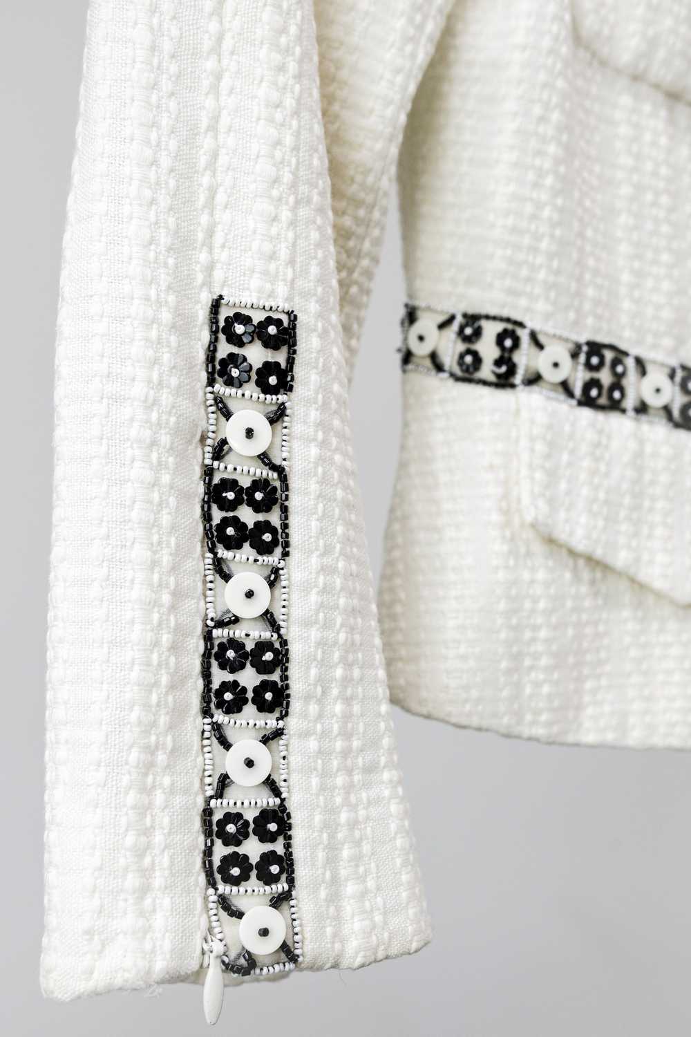 Chanel Chanel S/S 03 Beaded Zip Jacket - image 7