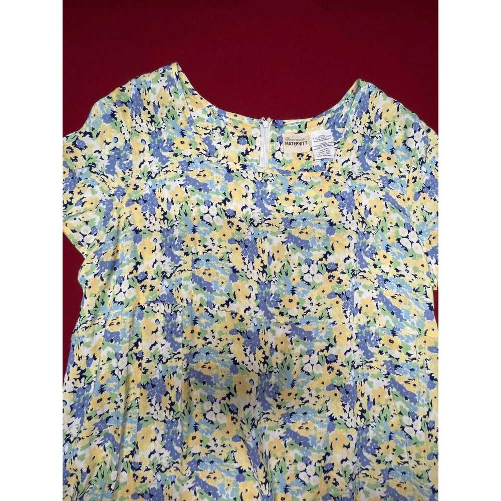 1 Announcement maternity spring dress, size XL, f… - image 2