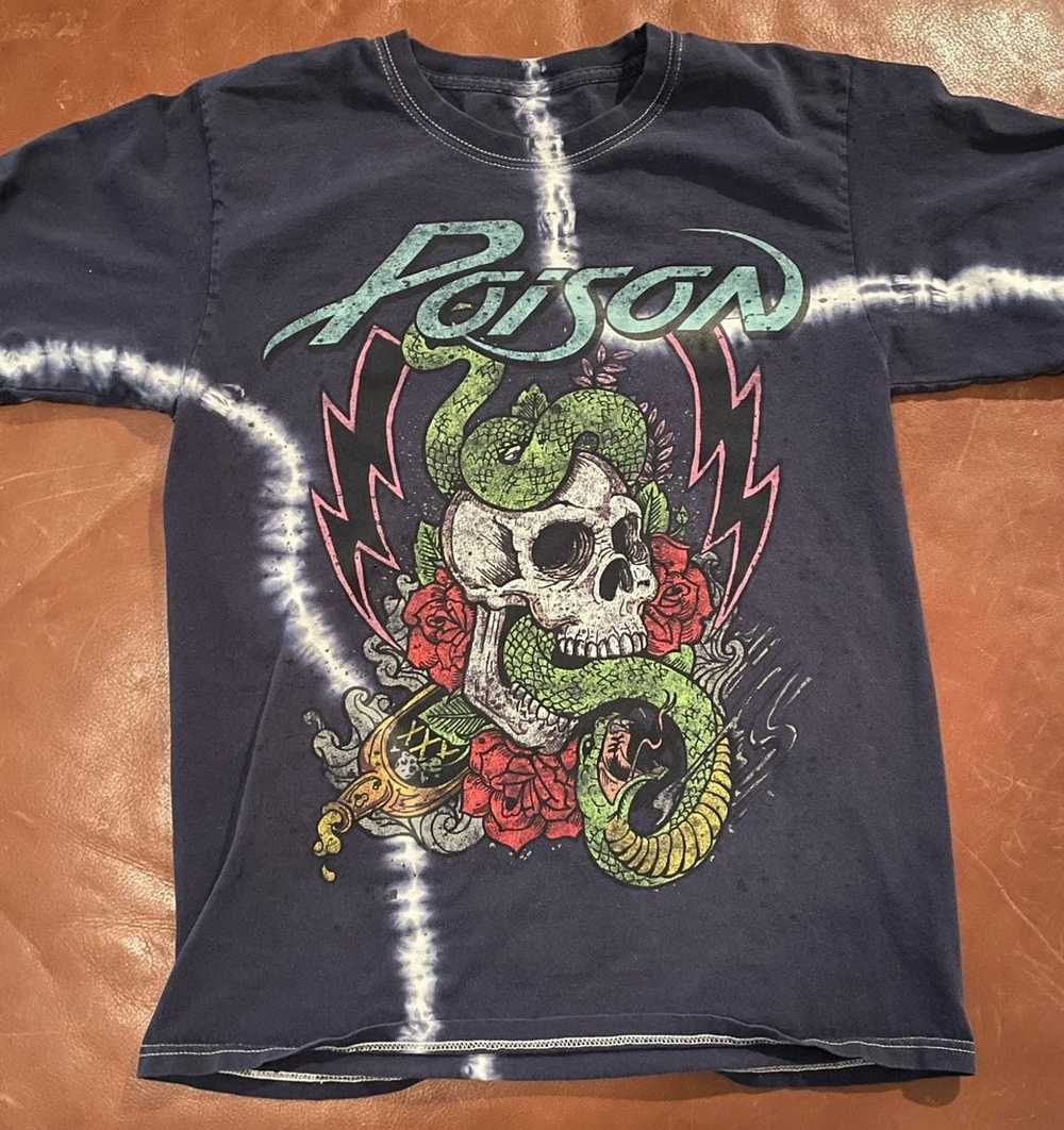 Band Tees Poison Tie Dye Shirt - image 1