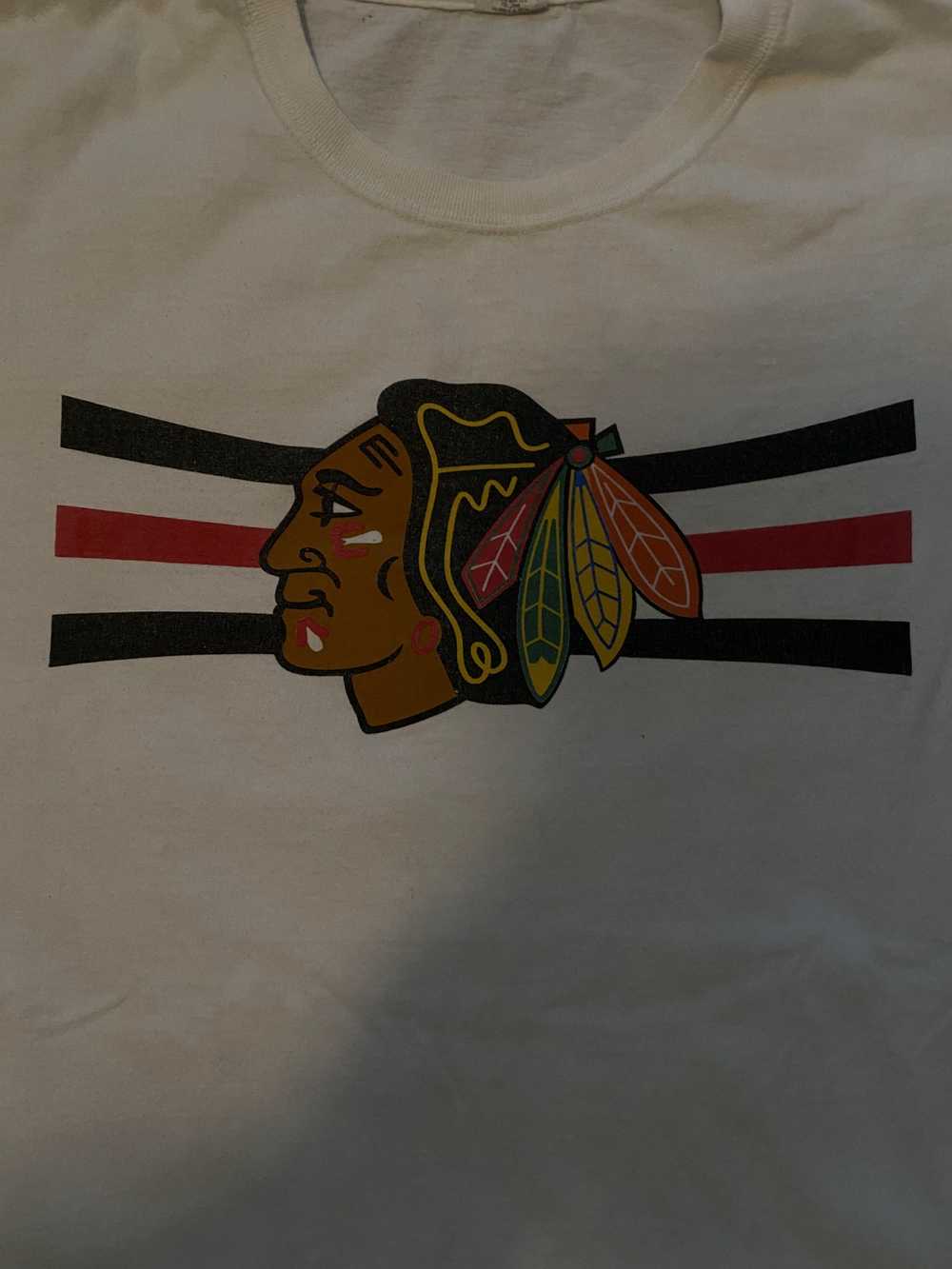 NHL × Vintage Chicago Blackhawks Vintage T Shirt - image 2