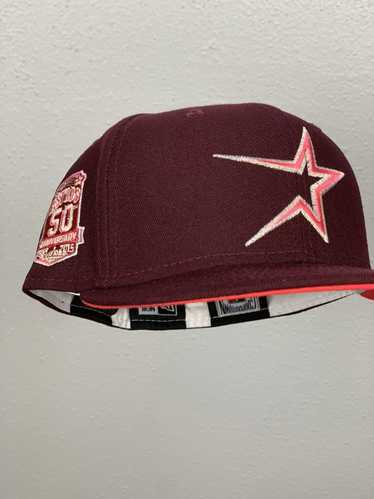 Lids Hat Drop Big League Chew HOUSTON ASTROS 7 3/8 fitted NEW Ground Ball  Grape
