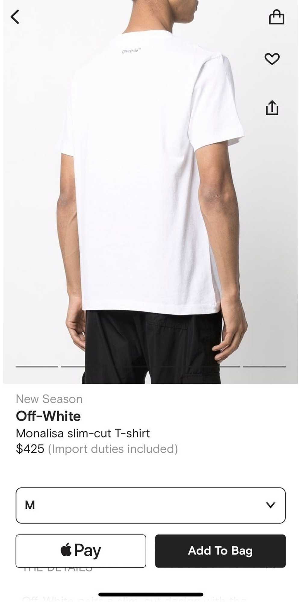 Off-White Off-White Monalisa slim-cut T-shirt - image 5