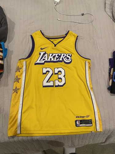 NBA, Shirts, Los Angeles Lakers 23 Lebron James Mvp Stitched Jersey