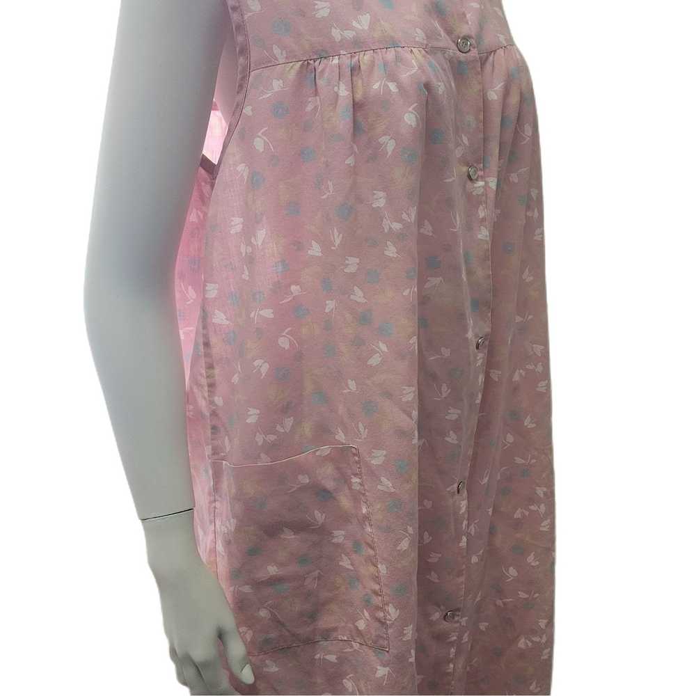 Vintage Vintage Floral Print Nightgown Size Retro… - image 5