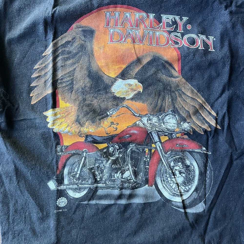 Harley Davidson × Vintage 1996 Eagles Harley Davi… - image 2