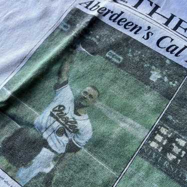 Vintage True Fan Black Baltimore Orioles Cal Ripken 8 T Shirt Men