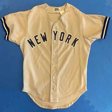 Vintage San Diego Padres Jersey Sand Knit Made USA MLB 