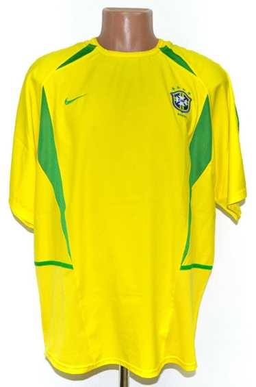 Brazil 2002 Away Shirt #11 Ronaldinho 2002 FIFA World Cup Korea Japan  Patch/Badge - Footuni